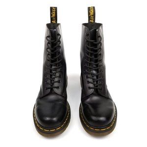 Dr. Martens 1490 Sunkissed Black Smooth Leather Combat Boots
